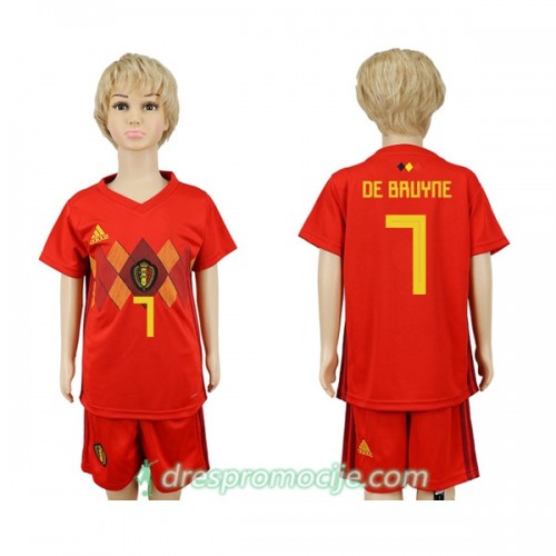 Belgija Dres De Bruyne 7 Dječji Domaći Svjetsko prvenstvo 2018 Belgija Dres De Bruyne 7 Dječji Domaći Svjetsko prvenstvo 2018